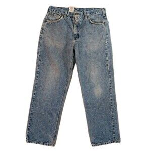 Carhartt B180 Relaxed Fit Jeans Men’s 36x30 Blue Workwear Denim